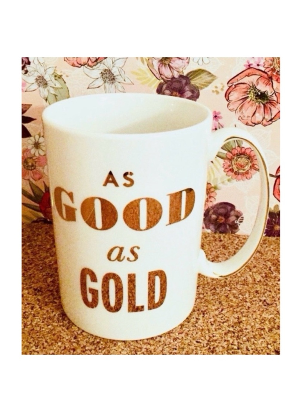 NWT Kate Spade “As Good as Gold” Mug for Lenox